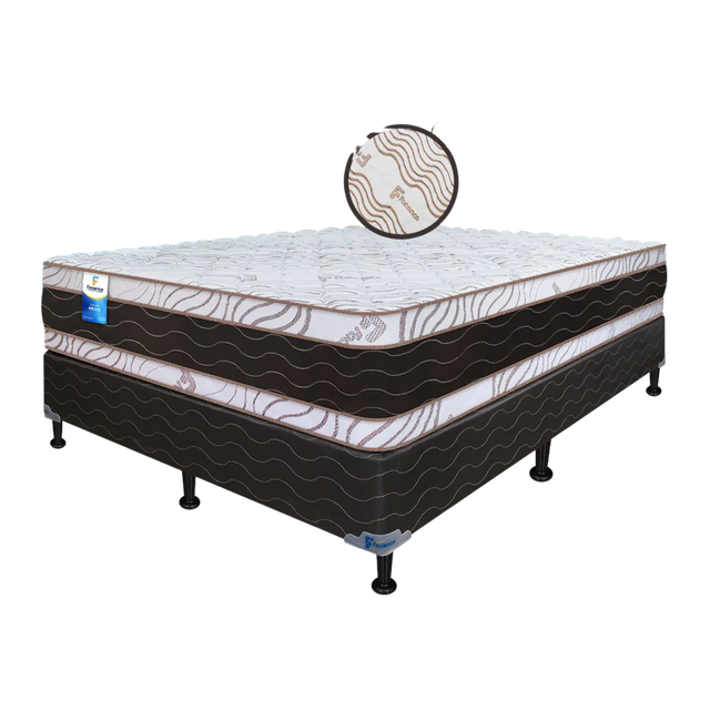 CAMA FACENCO QUEEN BONO DOBLE BOX TOP