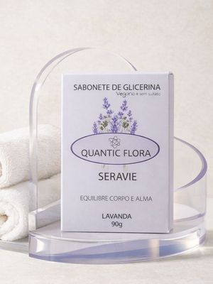 Seravie High-Standard Glycerin Soap Lavender Essential Oil | Body &amp; Face | Vegan Formula | Sensitive Skin