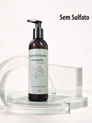 Recover and Strengthen Eco Sulfate-Free Shampoo Gentle Cleansing + Cosmetic Strengthening | Sensitive &amp; Fragilized Hair | Vegan Formula |