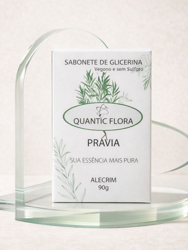 Pravia High-Standard Glycerin Soap Rosemary Essential Oil | Body &amp; Face | Vegan Formula