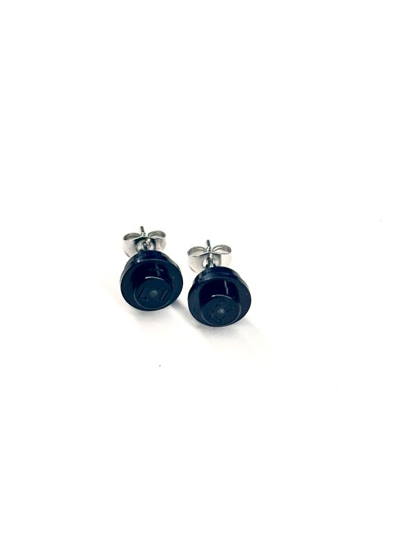 Boucles d’oreilles Clous Noir