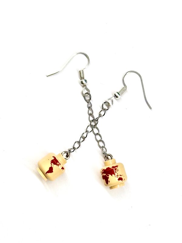 Boucles d’oreilles mappemonde