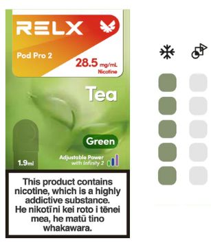 RELX INFINITY 2 -TEA (GREEN) 28.5MG POD