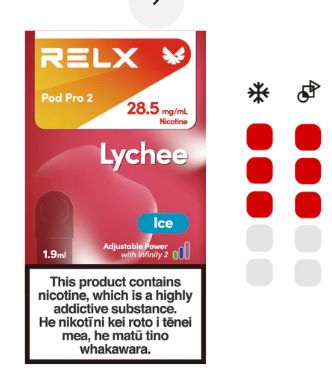 RELX INFINITY 2 - LYCHEE (ICE) POD 28.5 MG