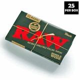 RAW CLASSIC SINGLE WIDE DOUBLES BLACK