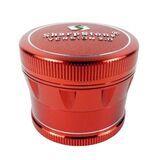 GRINDER SHARPSTONE STAMPED 4PC RED 55MM