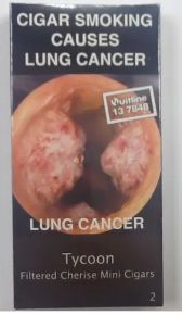 TYCOON CHERISE MINI CIGARS 2PK