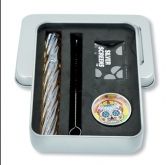 GLASS PIPE SET STEEL