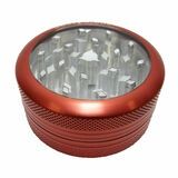 GRINDER SHARPSTONE 2PC CLEAR TOP RED 55mm