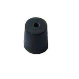 RUBBER BUNG WITH HOLE 4MM