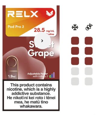 RELX INFINITY 2 - SWEET GRAPE 28.5MG POD