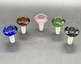 GLASS BOWL CONE PIECE 1222