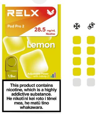 RELX INFINITY 2- LEMON 28.5MG POD