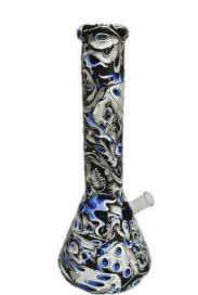BLUE SKULL WATERPIPE 13185