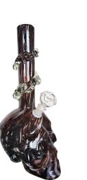 WATERPIPE GLASS SKULL #12107