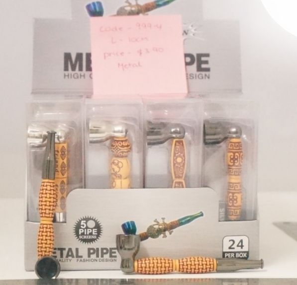 METAL PIPE WITH WOOD DESIGN QD26784