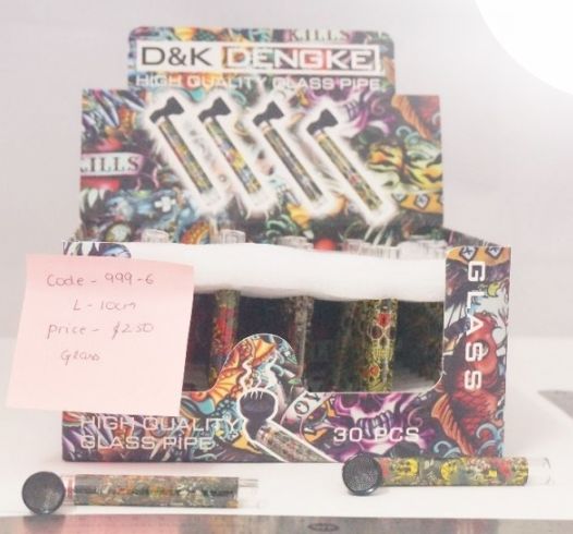 GLASS PIPE QD26780 10CM