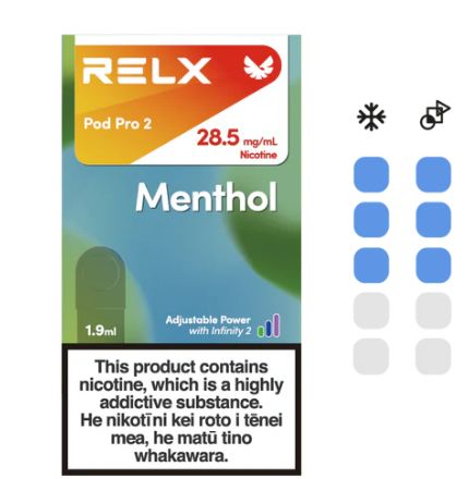 RELX INFINITY 2 - MENTHOL POD 28.5MG