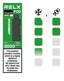 RELX MagicGo MAX POD - SPEARMINT 28.5MG 13ML