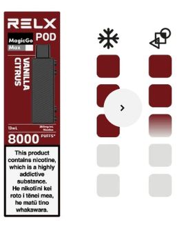 RELX MagicGo MAX POD -  VANILLA CITRUS 28.5MG 13ML