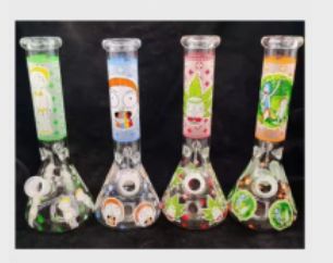 WATERPIPE 1214 GLOW IN THE DARK