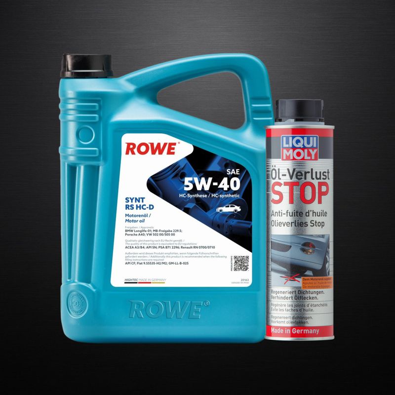 Empfohlenes Motoröl-Paket