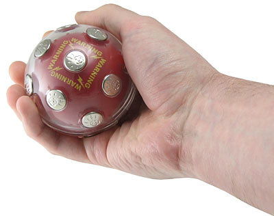It goes in your hand!