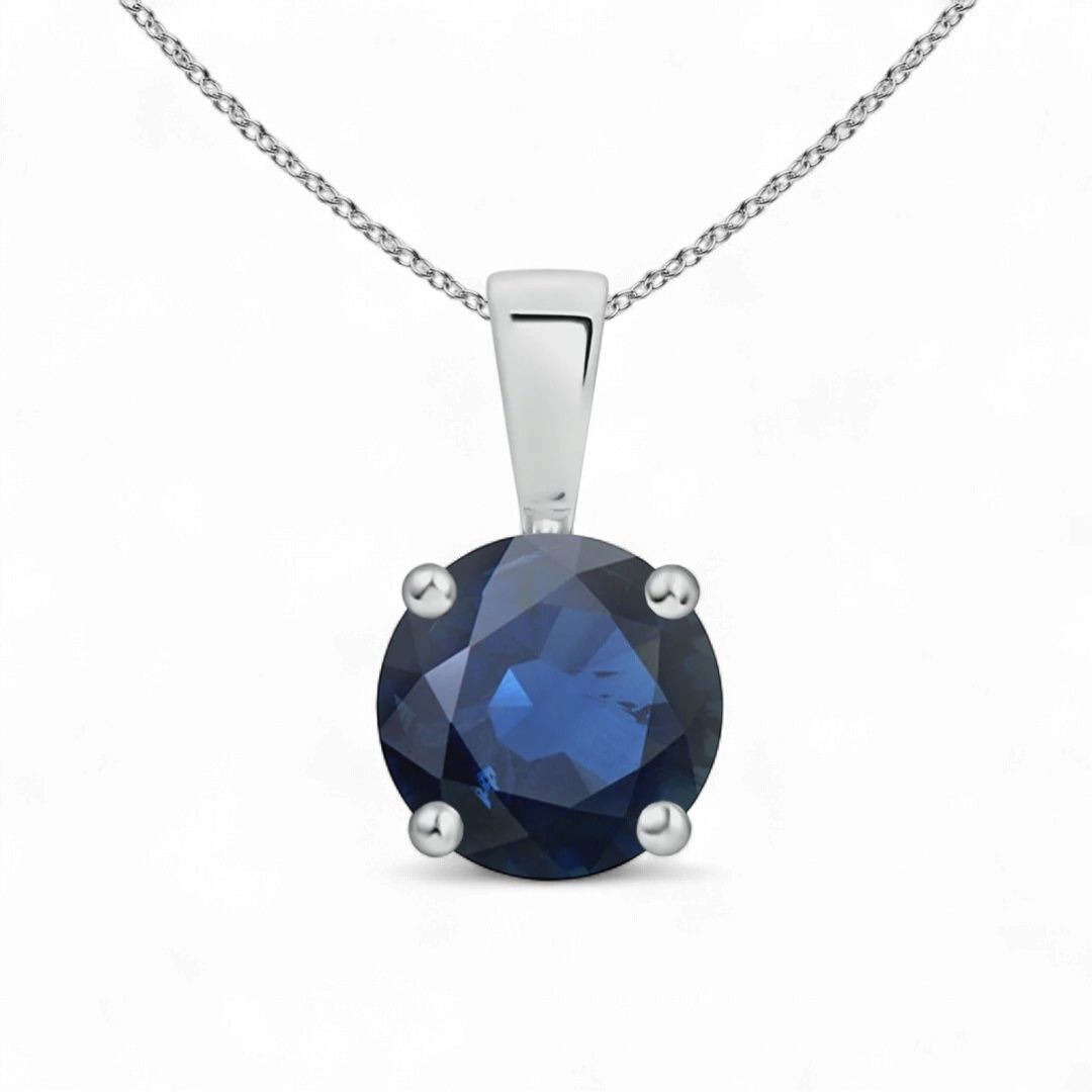 Sapphire Earrings/Necklace Set