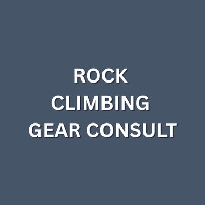 Rock Climbing Gear Consultation