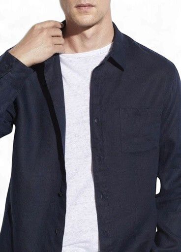 Men's Linen Long Sleeve