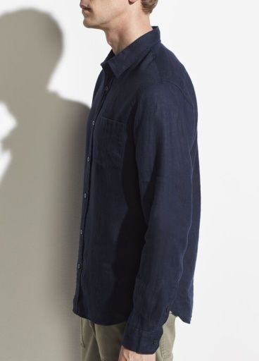 Men's Linen Long Sleeve