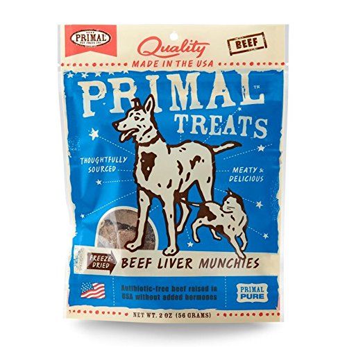 Primal Freeze-Dried Beef Liver Munchies 2oz
