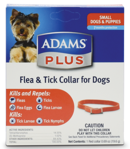 Adams Plus Flea &amp; Tick Collar - Small Dogs and Puppies