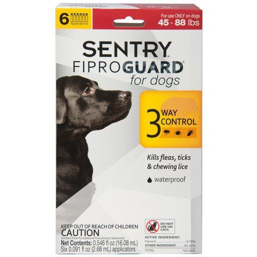 Sentry FiproGuard Topical Flea and Tick for Dogs