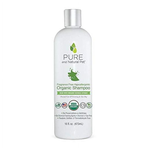 Fragrance Free Hypoallergenic Organic Dog Shampoo 16oz