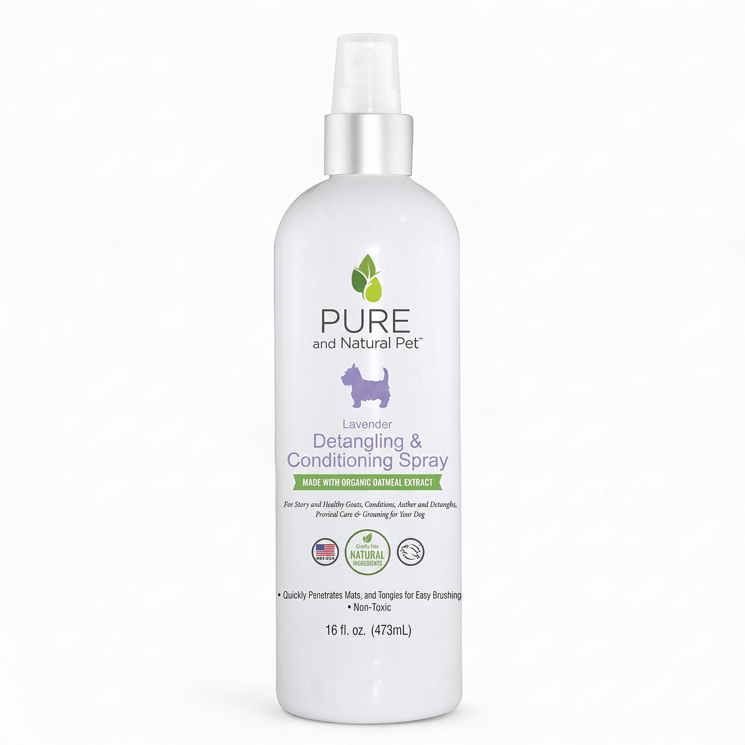 Detangling &amp; Conditioning Spray For Dogs - 16oz