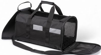 Petmate Soft Sided Kennel Cab Pet Carrier Black