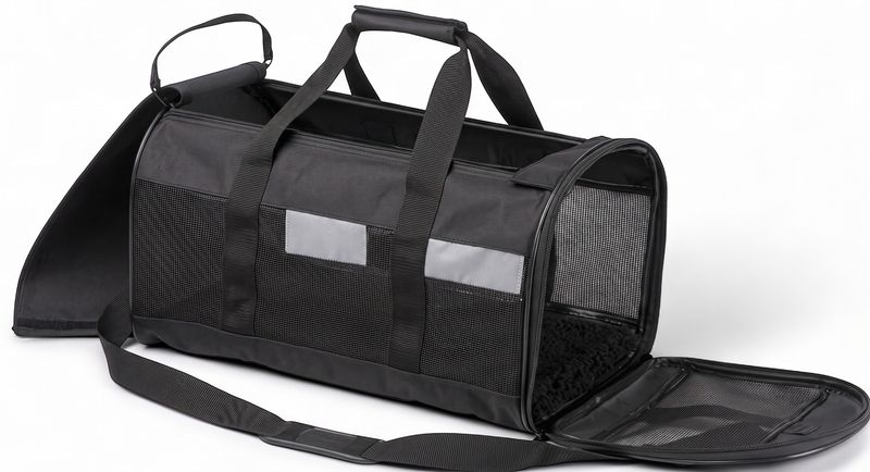 Petmate Soft Sided Kennel Cab Pet Carrier Black