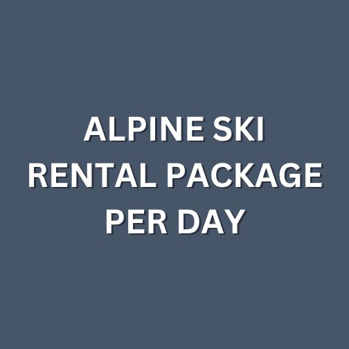 Alpine Ski Rental Package - Per Day