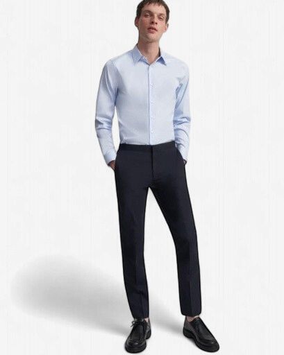 Sylvain Cotton Shirt, Colour: Olympic, Size: M