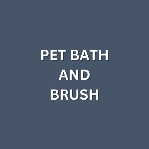 Pet Bath and Brush Service