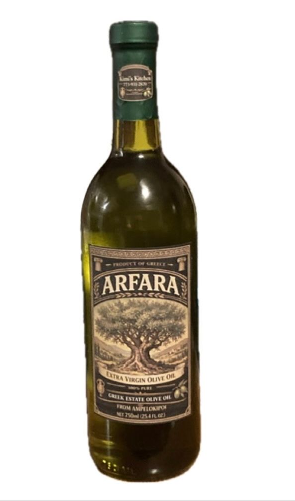 Arfara extra virgin Greek olive oil 750ml bottle