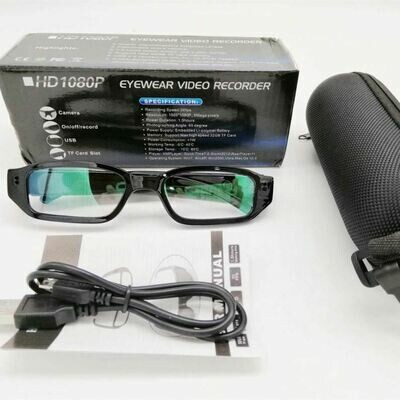 HD 1080P Mini Wireless Video Hidden Camera Glasses
