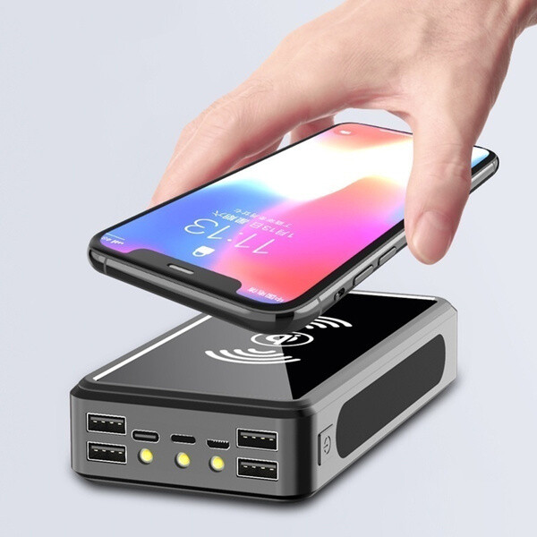 Solar Power Wireless Power Bank With RAPID CHARGE