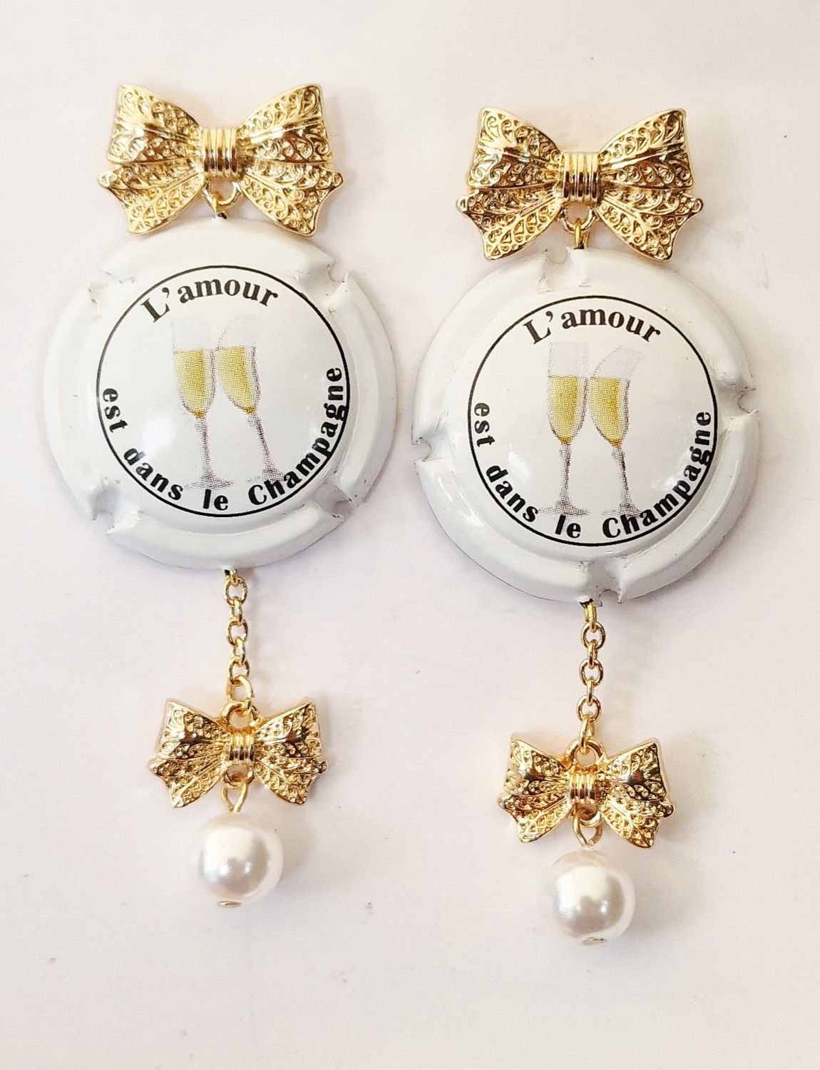 Orecchini Champagne