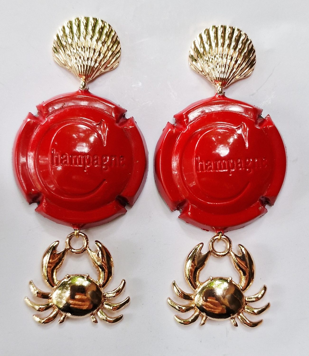 Orecchini Champagne