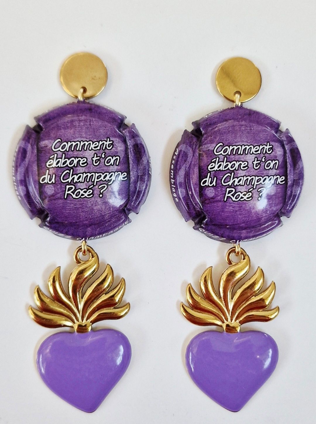 Orecchini Champagne