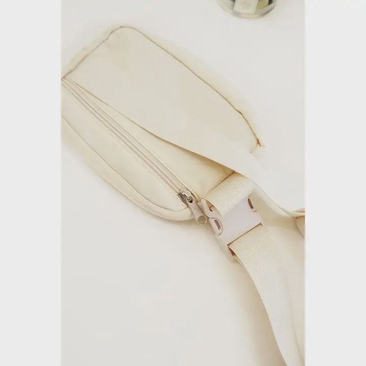 Solid Color Crossbody Bag