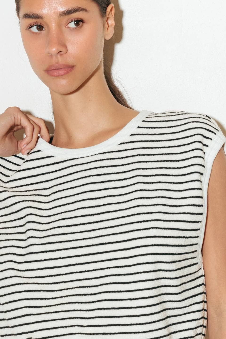 Taylor Striped Knit Romper