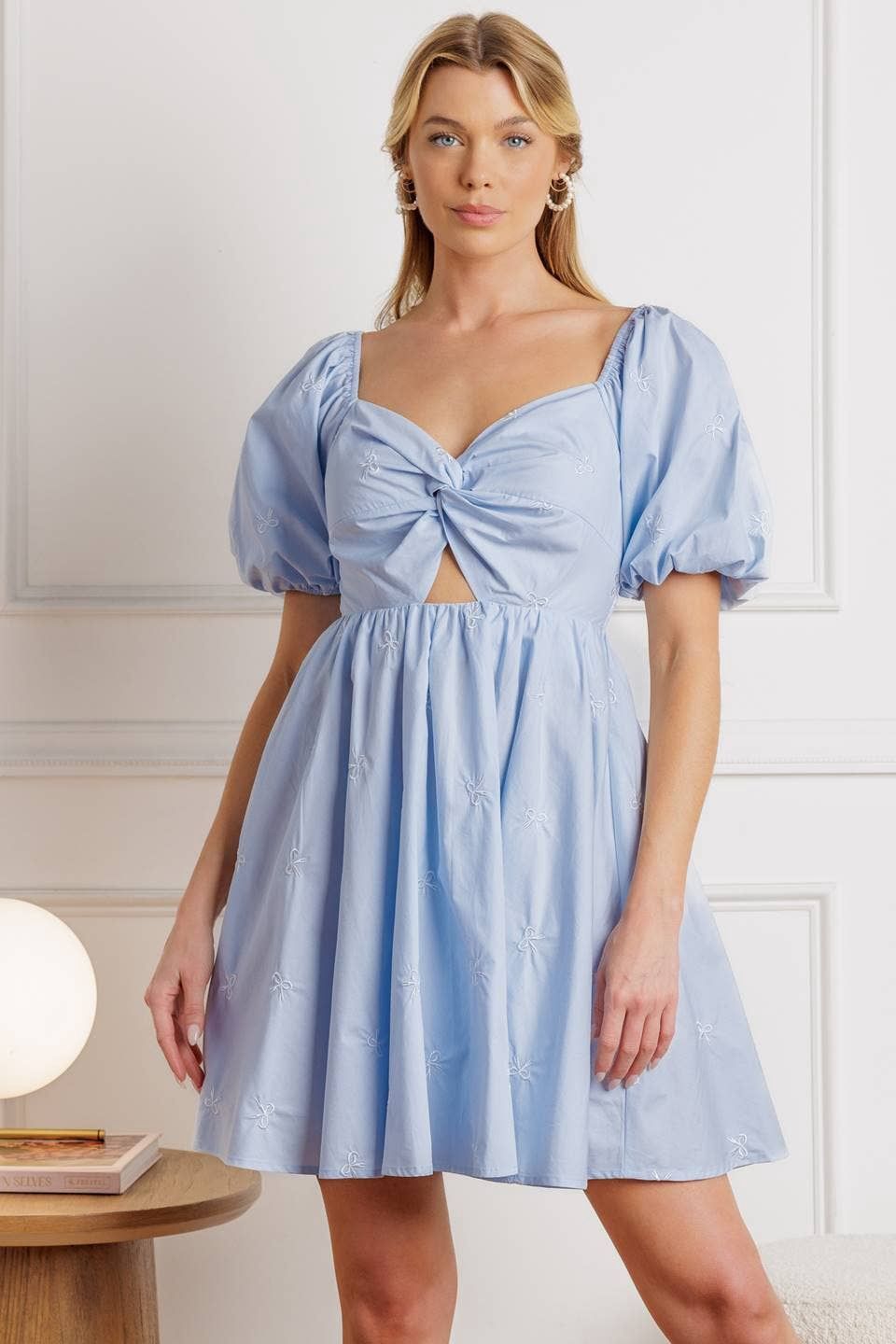 A Bow Mini Dress